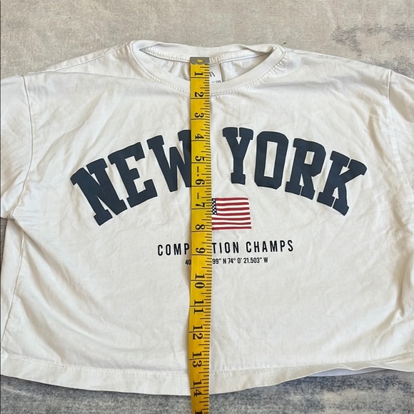 Zara Red, White and Blue New York Tee - Picture 5 of 5